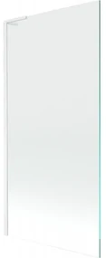 Mexen Next L parawan nawannowy 1-skrzydłowy 90 x 150 cm, transparent, biały - 895-090-000-03-00-20