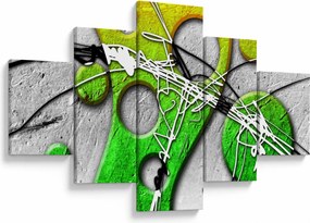 Abstrakcyjny obraz (125x70 cm)