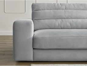 Jasnoszara aksamitna sofa 276 cm Sierra – Bobochic Paris