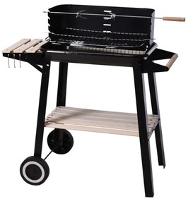 Mobilny grill z półką BBQ 83 x 45 cm