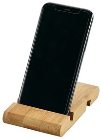 Bambusowy uchwyt na telefon, 13 x 8 cm