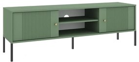 Szafka RTV LUE zielono-czarna