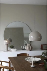 Szarobeżowa lampa wisząca z metalowym kloszem ø 28 cm Pop – Markslöjd