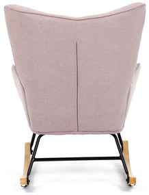 Fotel bujany PINK2, różowy