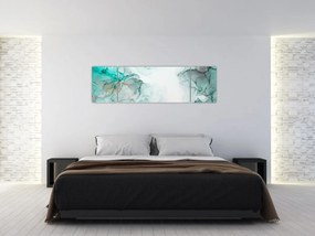 Obraz - Atramentowa abstraakcja 2 (170x50 cm)