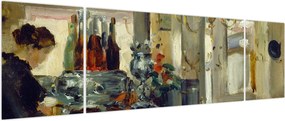 Obraz - Style of Edouard Manet, Bon Bock Cafe, reprodukcje (170x50 cm)