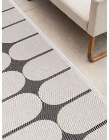 Czarno-biały chodnik odpowiedni na zewnątrz 80x250 cm Duet Bowen – NORTHRUGS