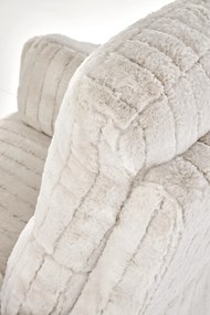 Fotel wypoczynkowy, obrotowy, elektrycznie rozkładany, bujany PEGAS beż