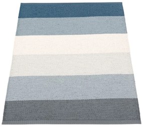 Niebiesko-kremowy dywan odpowiedni na zewnątrz 70x100 cm Molly Ocean Grey – Pappelina