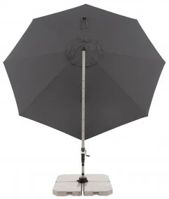 ACTIVE 370 cm - wahadłowy parasol ogrodowy z drążkiem bocznym : Substancja Desen - 840
