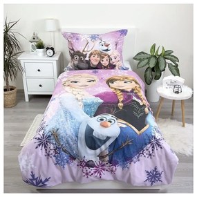 Bawełniana pościel dziecięca jednoosobowa 140x200 cm Frozen – Jerry Fabrics