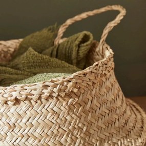 Compactor Koszyk do przechowywania z trawy morskiej Belly, 35 x 32 cm, naturalny, M