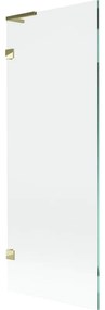 Mexen Lunar L parawan nawannowy 1-skrzydłowy 70 x 150 cm, transparent, złoty - 897L-070-000-50-00
