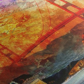 Obraz - Golden Gate, San Francisco, Kalifornia (125x70 cm)