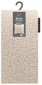 Poszewka na poduszkę z materiału sherpa 40x40 cm Woolen – douceur d'intérieur