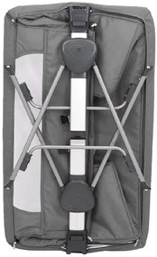 Przenośne ciemnoszare łóżeczko niemowlęce A3-N38