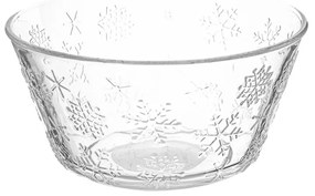 Altom Miska szklana Snowflakes 13 cm, 400 ml