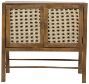 Brązowa komoda z drewna mango 88x84 cm Nipas – Light &amp; Living