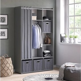 Szafa szary 38x105.8x178.1 luigi