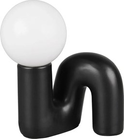 Czarna lampa stołowa ceramiczna (wysokość 21,5 cm) Quinn – Reality