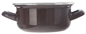 Orion Emaliowany rondel z rantem Brown, 1 l, 1 l