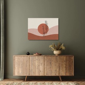 Obraz na szkle - Boho leaves N⁰1 (70x50 cm)