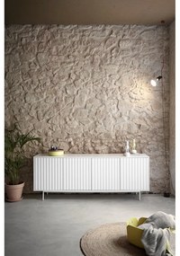 Biała niska komoda 211x80 cm Sierra – Teulat