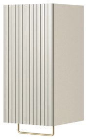 Słupek wiszący Nicole 70 cm z ryflowanym frontem - kaszmir