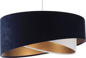 Lampa wisząca THUNDERCLOUD WHITE granatowa/złota