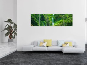 Obraz - Wodospady Madakaripura, Jawa Wschodnia, Indonezja (170x50 cm)
