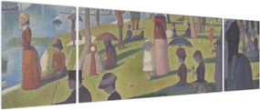 Obraz - Georges Seurat, A Sunday on La Grande Jatte, reprodukcje (170x50 cm)