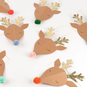 Czapeczki imprezowe zestaw 6 szt. Reindeer – Meri Meri