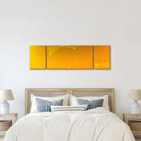 Abstrakcyjny żółty obraz (170x50 cm)
