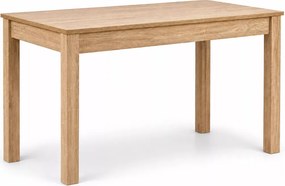 Prostokątny stół Savio 120x68 cm z płyty laminowanej w kolorze dębu lub białym