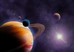 Fototapeta - Kosmos (196x136 cm)
