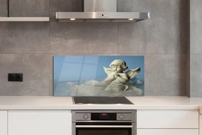 Szklany Panel Niebiański Anioł wśród Chmur