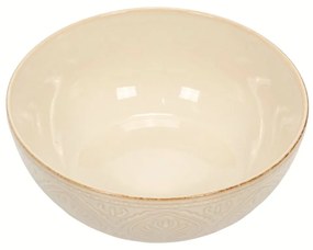 Ceramiczna miska ze żłobionym wzorem, 1900 ml