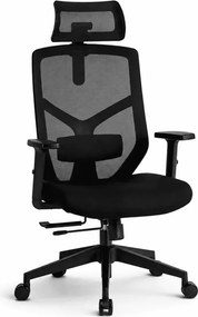 Ergonomiczny obrotowy fotel biurowy Fronnie z regulowanym zagłówkiem i mechanizmem kołyski dla zdrowej i komfortowej pracy