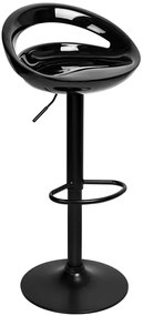Czarny nowoczesny hoker obrotowy S1-M05