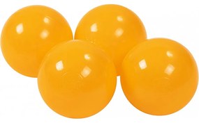 Plastikowe piłeczki do suchego basenu 7cm, 50 szt, musztardowe - meowbaby®