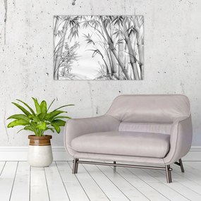 Obraz - Las bambusowy (70x50 cm)
