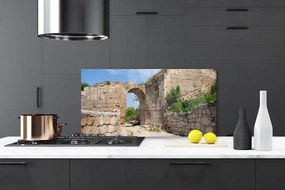 Szkło do Kuchni na Ścianę Tajemnicze Ruiny Zamku