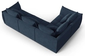 Ciemnoniebieski narożnik (lewostronny/w kształcie litery L) Bloom – Micadoni Home