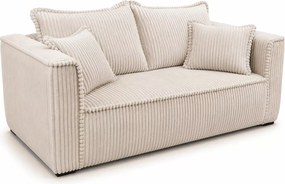 Sofa dwuosobowa Valico z tapicerowanym tyłem