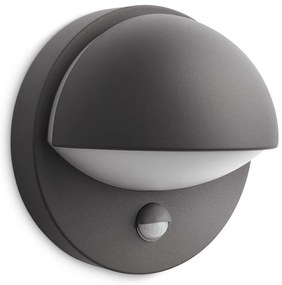 Philips JUNE zewnętrzna lampa ścienna z czujnikiem 1xE27/12W/230V IP44