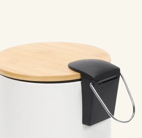 Kosz łazienkowy z bambusem ZETRU, 3 l