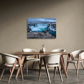 Obraz na szkle - Widok na wodospady (70x50 cm)