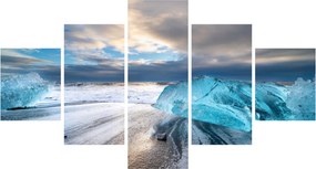 Obraz - Diamond Beach (125x70 cm)