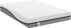 HOMCOM Materac 140x200cm H3 średnio-twardy, wys. 20 cm, ergonomiczny, oddychający z pianki memory z żelem, OEKO-TEX &amp; CertiPUR-US | Aosom PL