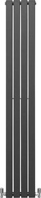 Grzejniki panelowe designerskie w kolorze antracytowym 1800 mm x 280 mm
